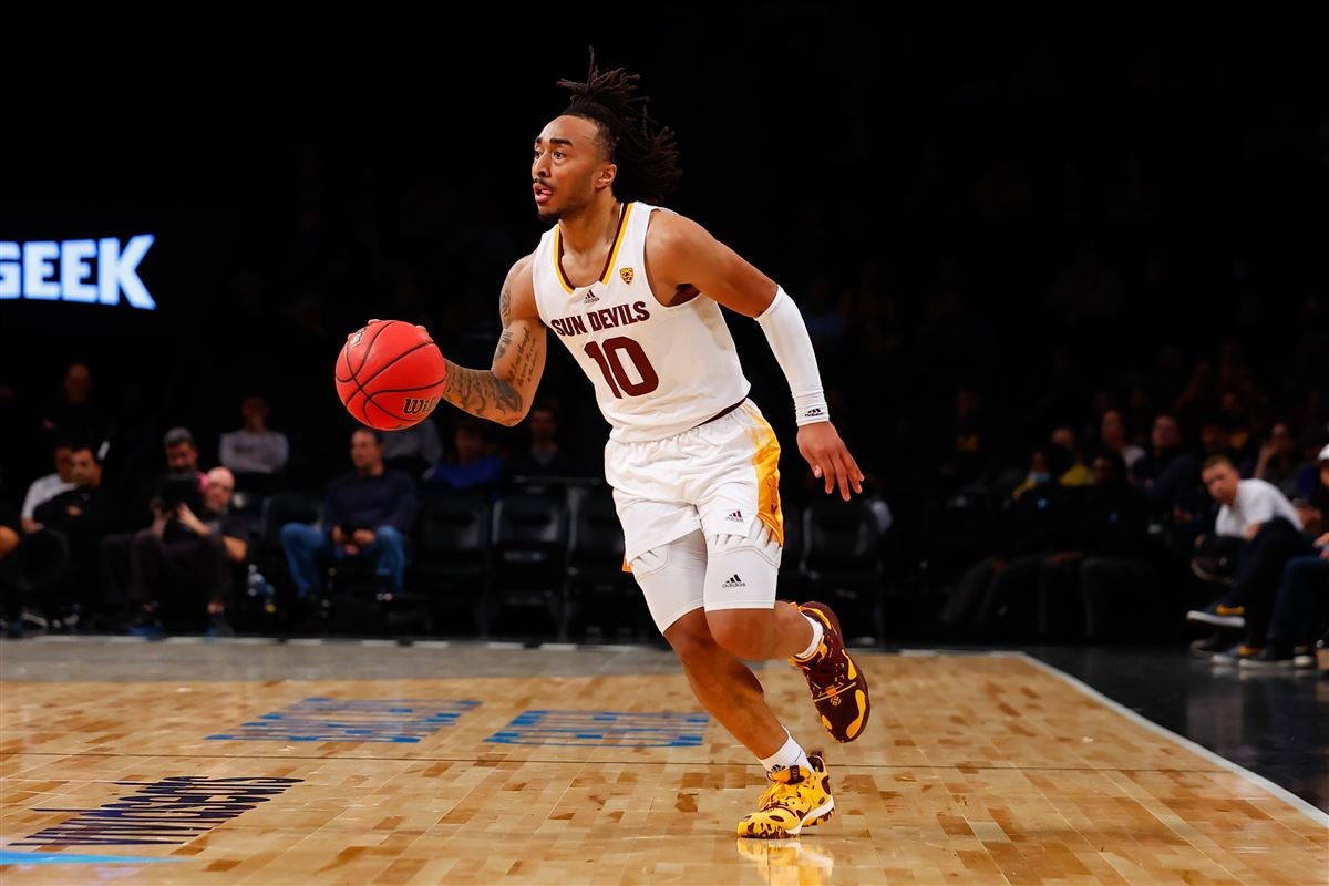 Michigan vs. Arizona State basketball Sun Devils guard Frankie Collins