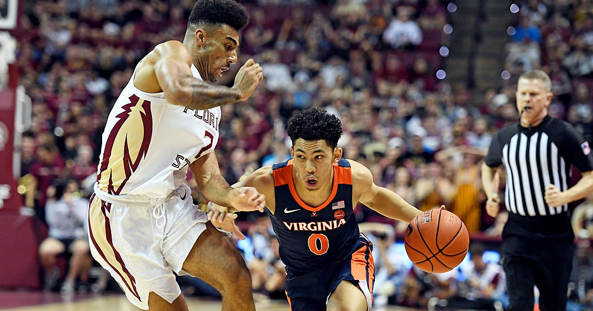 No 9 Florida State Beats Virginia 54 50