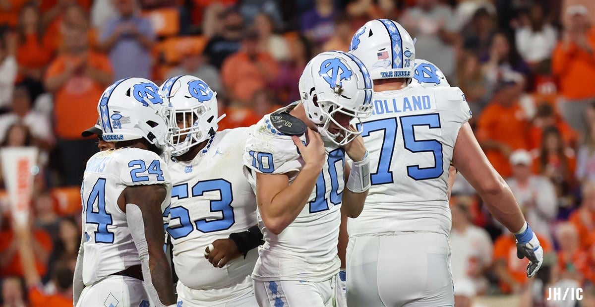 Big Plays Escape UNC Football In Road Loss To Clemson