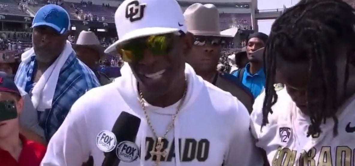 Deion Sanders sounds off after Colorado upsets TCU in coach's Buffaloes debut: 'We told you, we coming'