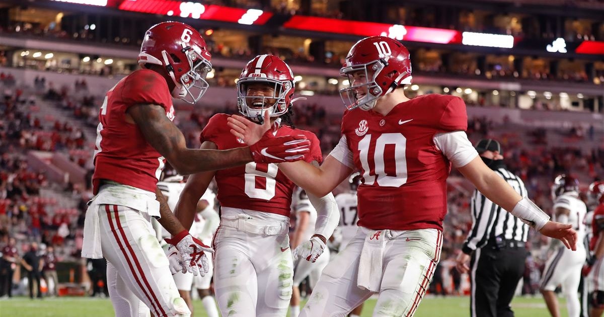Kickoff time, TV set for KentuckyAlabama