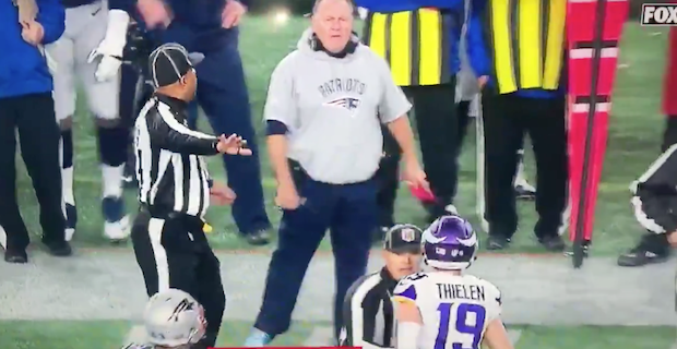 Why did Bill Belichick tell Vikings WR Adam Thielen 'shut the f