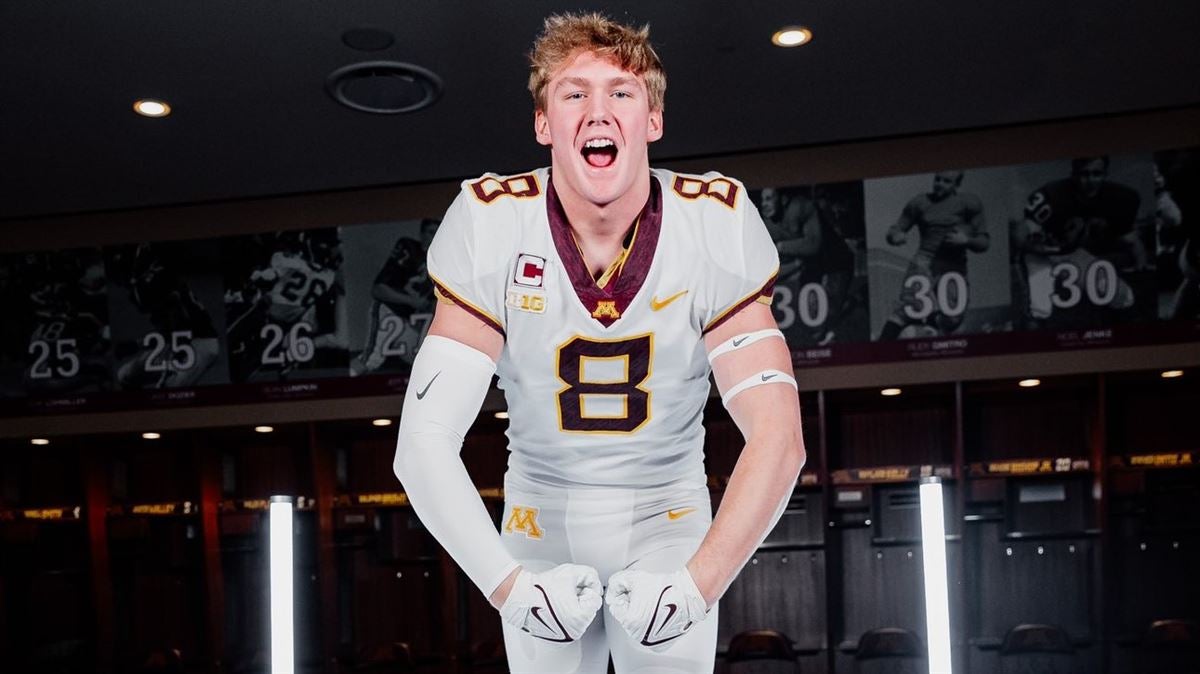 2023 Blue Earth tight end Ashton Lloyd talks about his first Gopher visit
