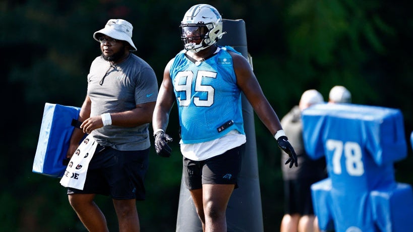 Panthers' Derrick Brown gets leaner without going 'cold turkey' 