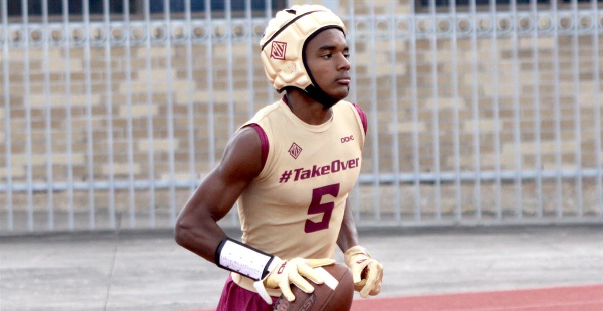 Manvel 2024 WR Andre Thompson is already garnering college attention Manvel 2024 WR Andre Thompson is already garnering college attention