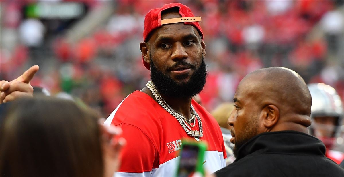 LeBron James gifts Ohio State football new cleats for Michigan