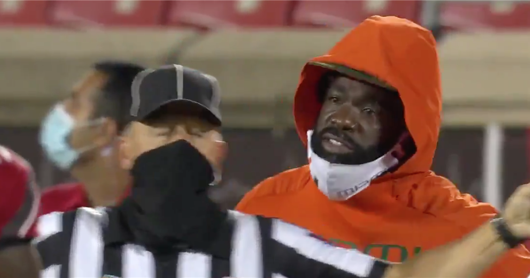 Watch: Ed Reed tries to work official during Miami game