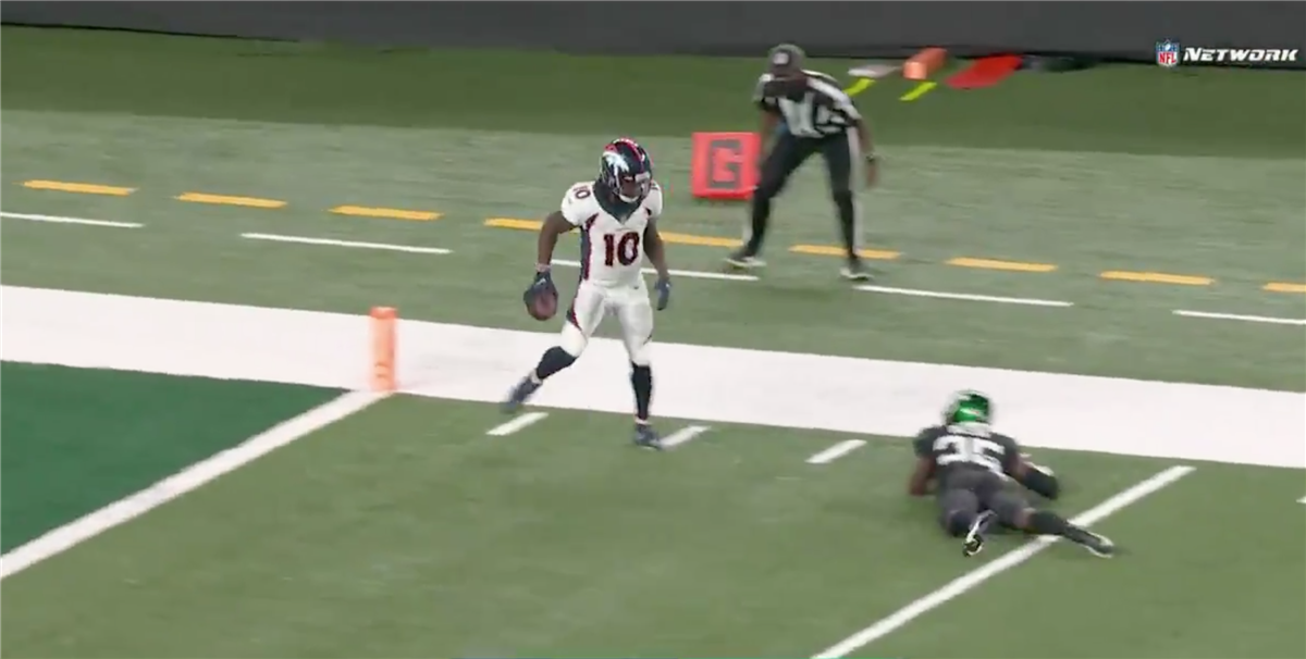 Alabama Football: Jerry Jeudy scores ridiculous first NFL touchdown