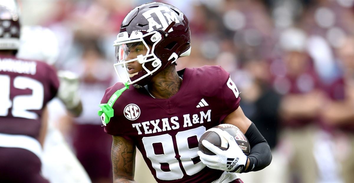 Texas A&M Wide Receiver Jordan Anthony Plans To Enter The NCAA Transfer ...