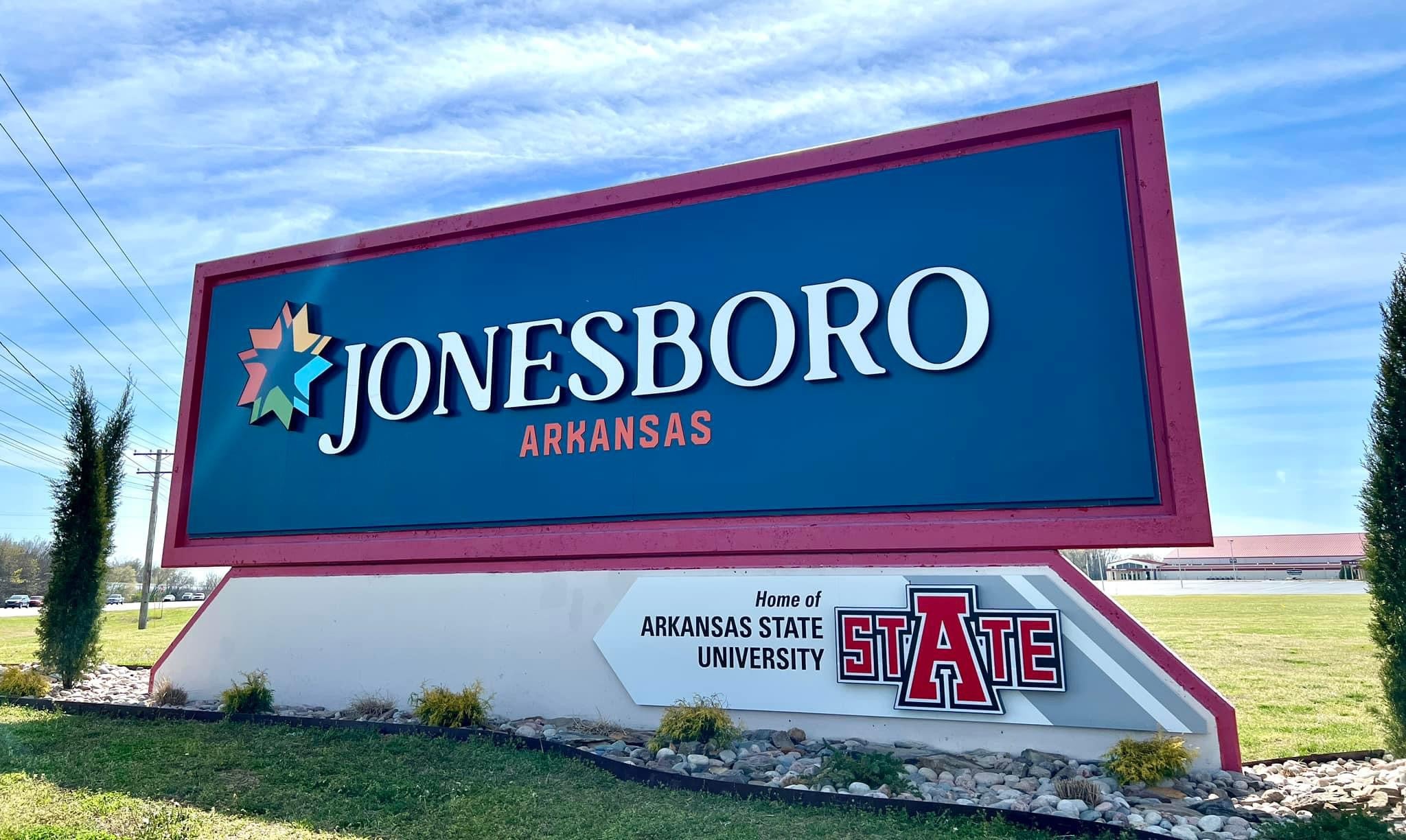 Update on Wrlcome to Jonesboro Sign