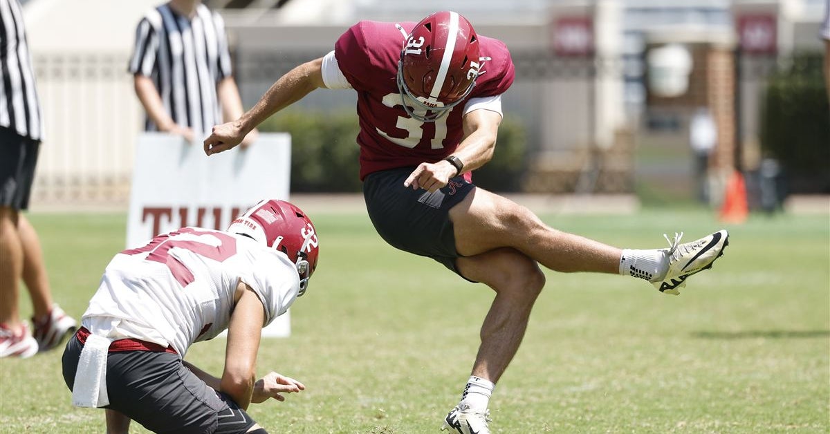 Alabama names starting kicker ahead of 2026 season opener