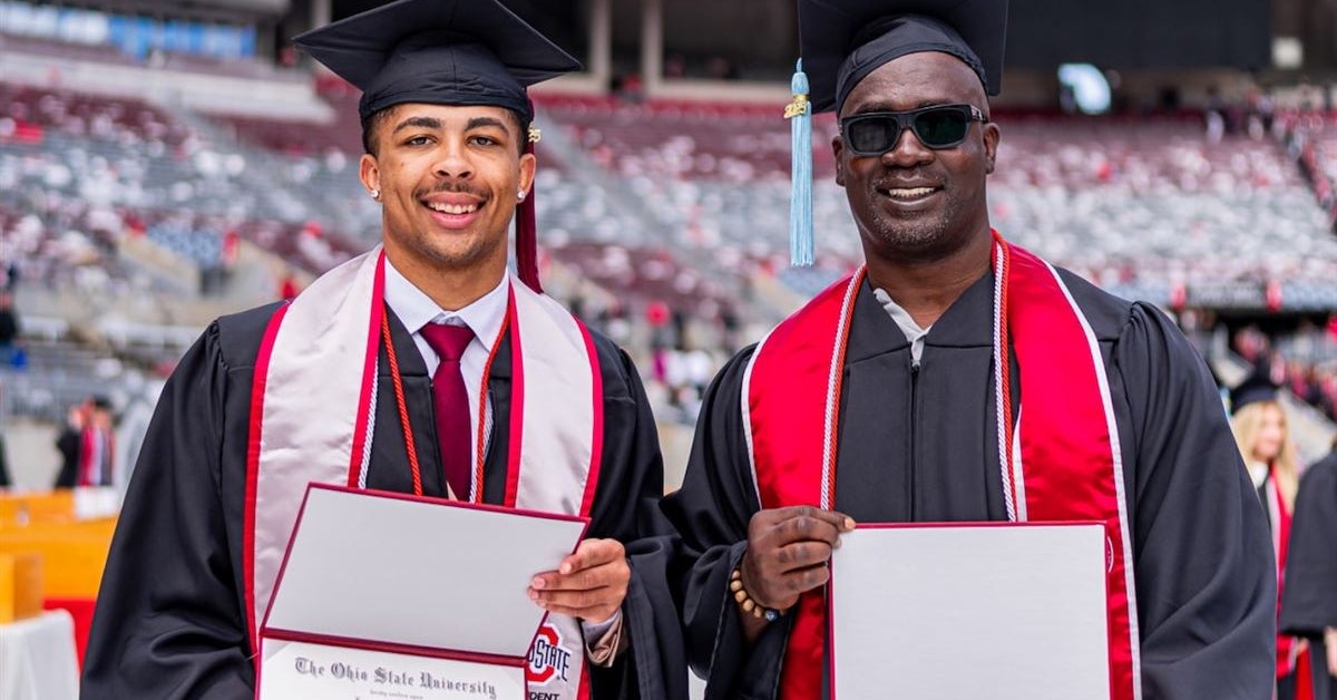 14 Buckeye football players receive degrees among 212 Ohio State student-athletes at 2025 spring commencement