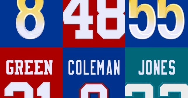 Nfl Roster Number NFL jersey numbers for each FSU rookie: JT3, 0 for Coleman, and more