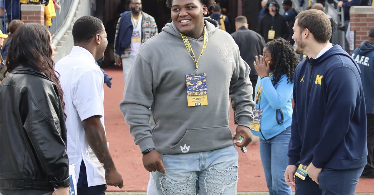Michigan continues to resonate with 6’3, 355-pound DT Caleb ‘Bonecrusher’ Tucker