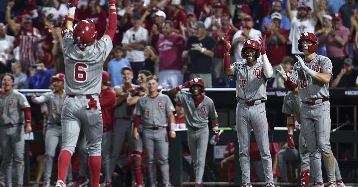 NATIONAL CHAMPS! Oklahoma rocks UNC in College World Series finale, claims 3rd title