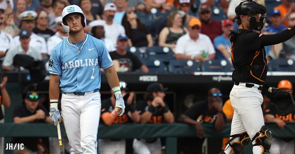 UNC Baseball Falls to Tennessee In CWS, Faces Elimination Game vs. FSU Tuesday