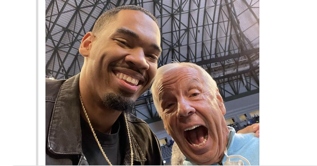 Roy Williams Watches UNC's Dramatic Win Over Baylor