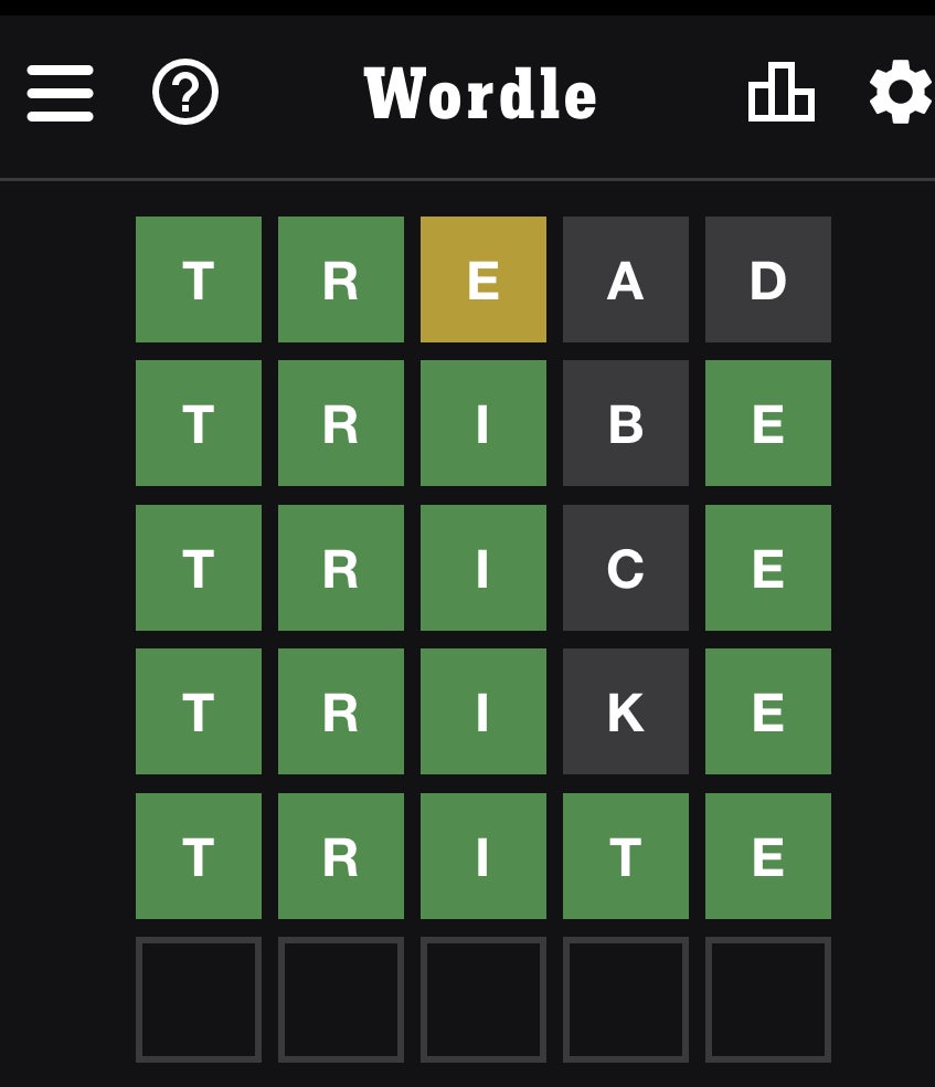 Wordle Clubhouse (SPOILERS)