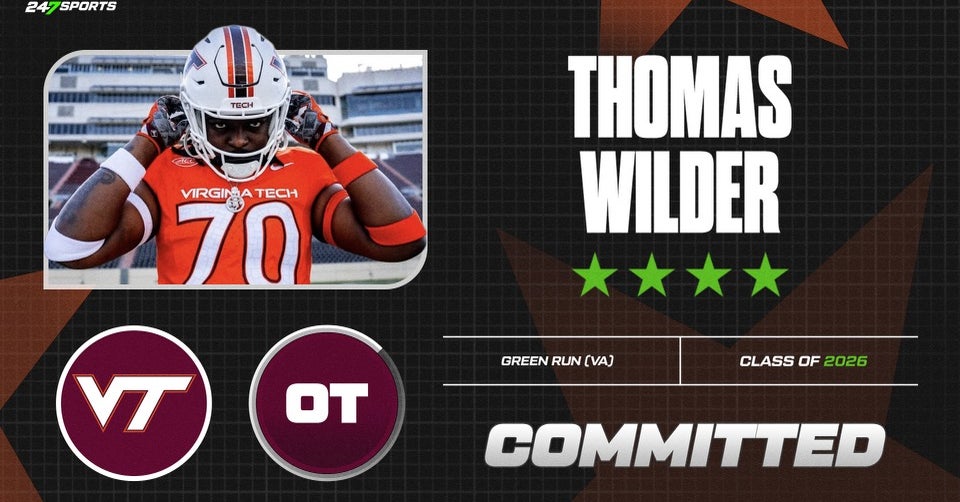 James Franklins gets in-state four-star OT Thomas Wilder, who explains why he is back in Virginia Tech's class