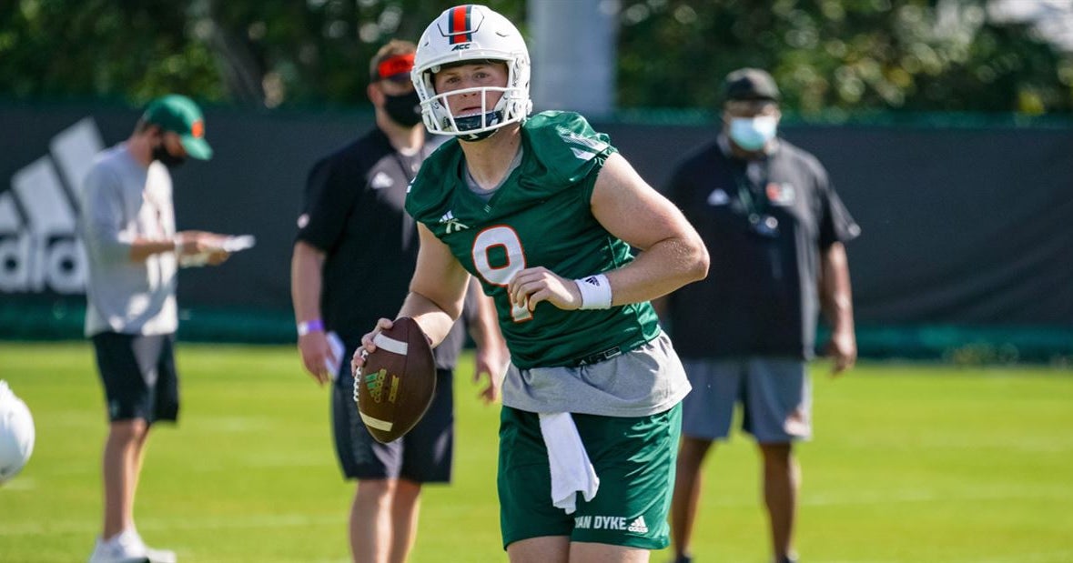 QB Tyler Van Dyke putting in extra work, focused on improving