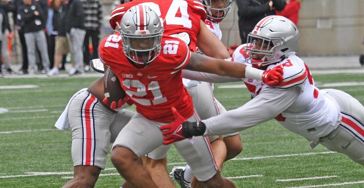 WATCH: Ohio State running back Evan Pryor scores impressive touchdown in  spring game - On3