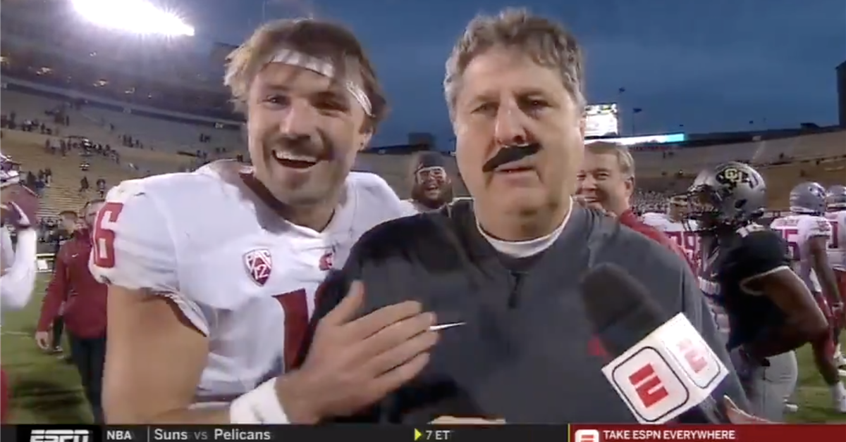 How entertaining was Mike Leach at WSU? Let's roll the tape ...