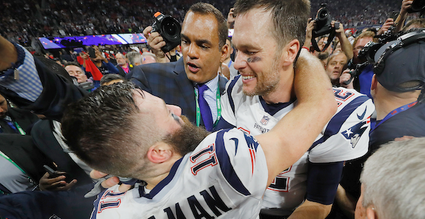 Julian Edelman Betting $100K On Tom Brady Vs. Bill Belichick Super Bowl