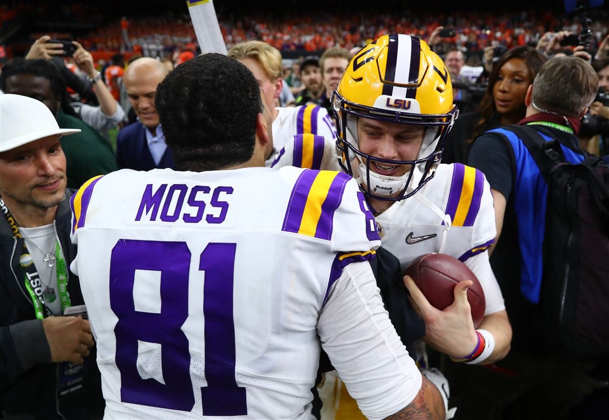 Bengals reunite Joe Burrow with college teammate Thaddeus Moss, son of Hall  of Famer Randy Moss, per report 