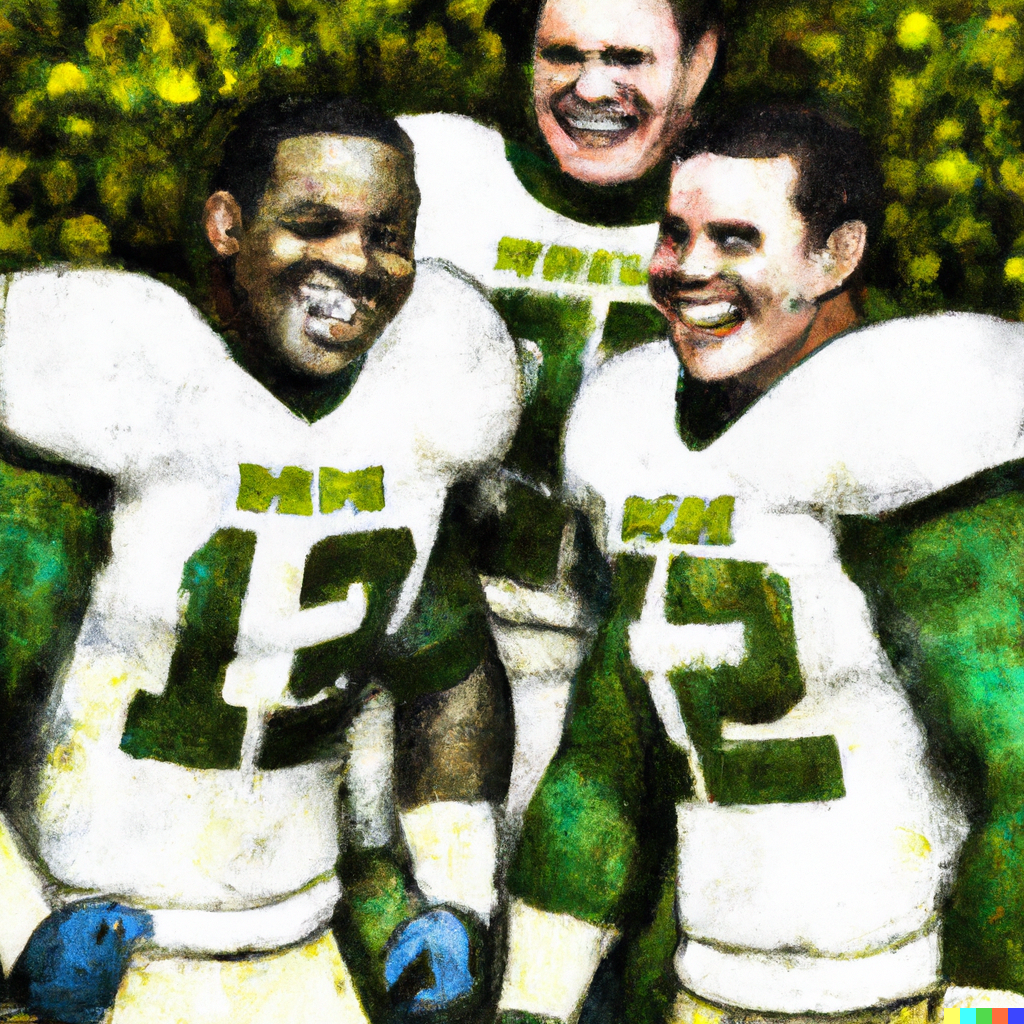 I asked DALLE to generate some artwork of MSU beating UMich