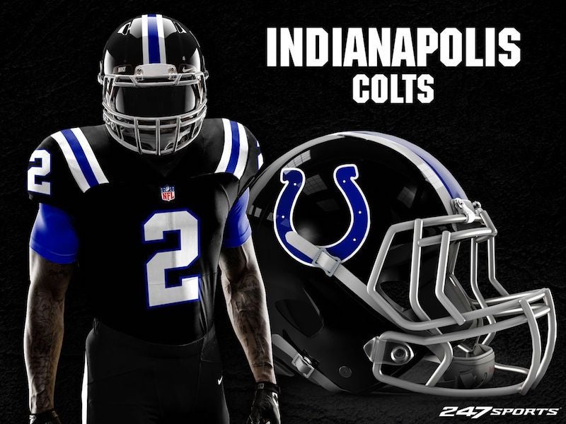indianapolis colts black jersey