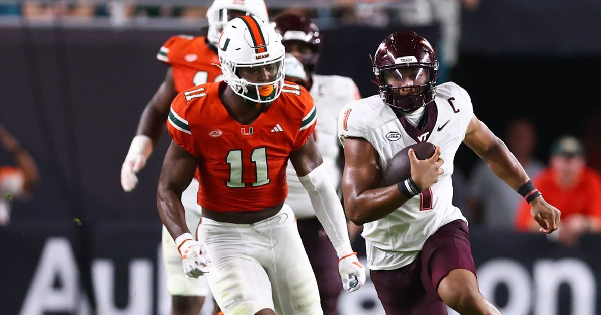 A closer look at Miami’s tackling issues against Virginia Tech