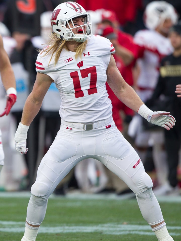 Former Badgers outside linebacker Andrew Van Ginkel drafted by