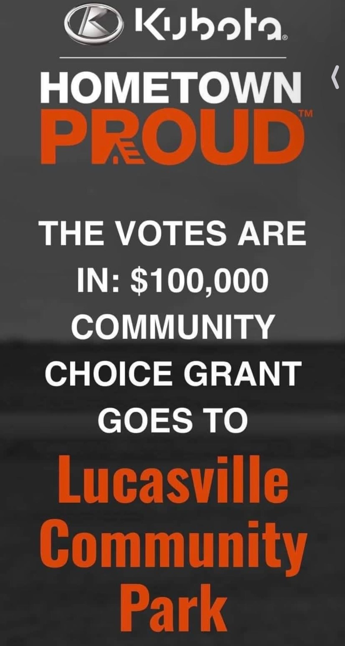 OT Lucasville, Ohio says “thank you”!!