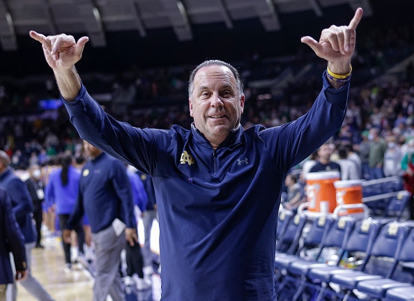 March Madness 2022 First Four: Notre Dame basketball coach Mike Brey,  Fighting Irish players preview Rutgers