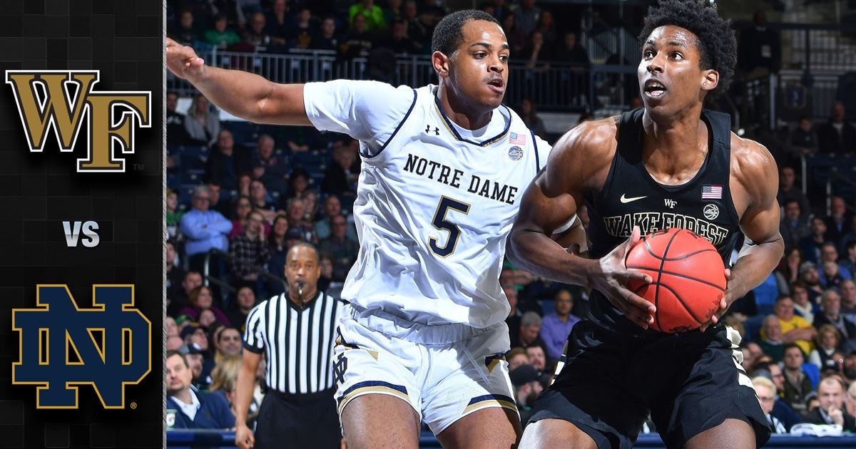 ACC Video: Wake Forest vs. Notre Dame Basketball Highlights