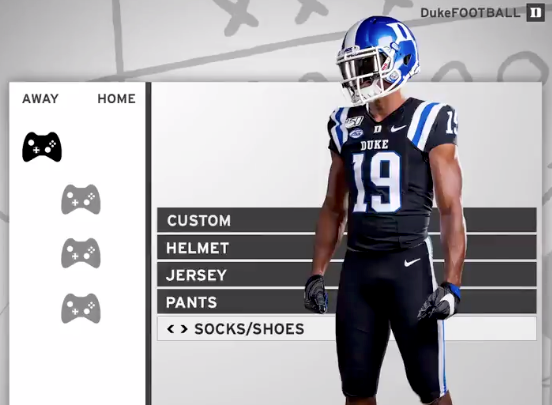 Duke reveals jersey combination for 