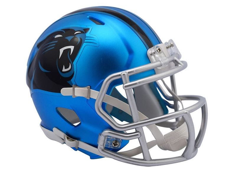 CAROLINA PANTHERS NFL Gameday REPLICA Football Helmet w/ Eye Shield Visor