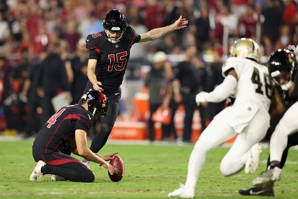 Arizona Cardinals sign kicker Rodrigo Blankenship to the practice