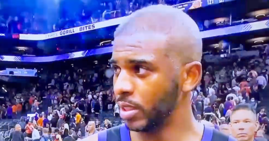 Chris Paul Defends Theo Pinson to Reporter