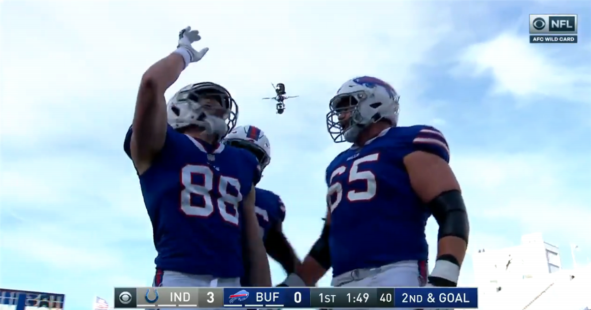 Dawson Knox scores first touchdown of NFL Playoffs