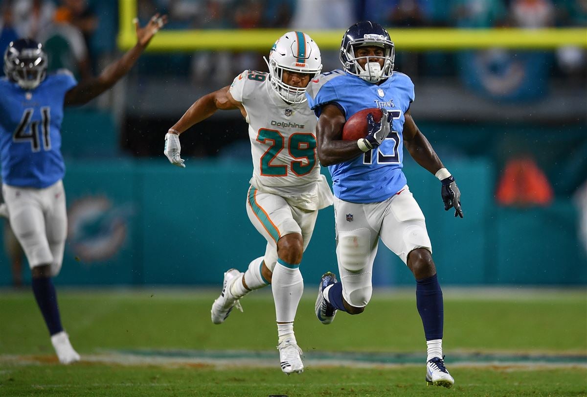 NFL - London Games Titans Darius Jennings Game Used Jersey Vs. Chargers  (October 21st, 2018 )