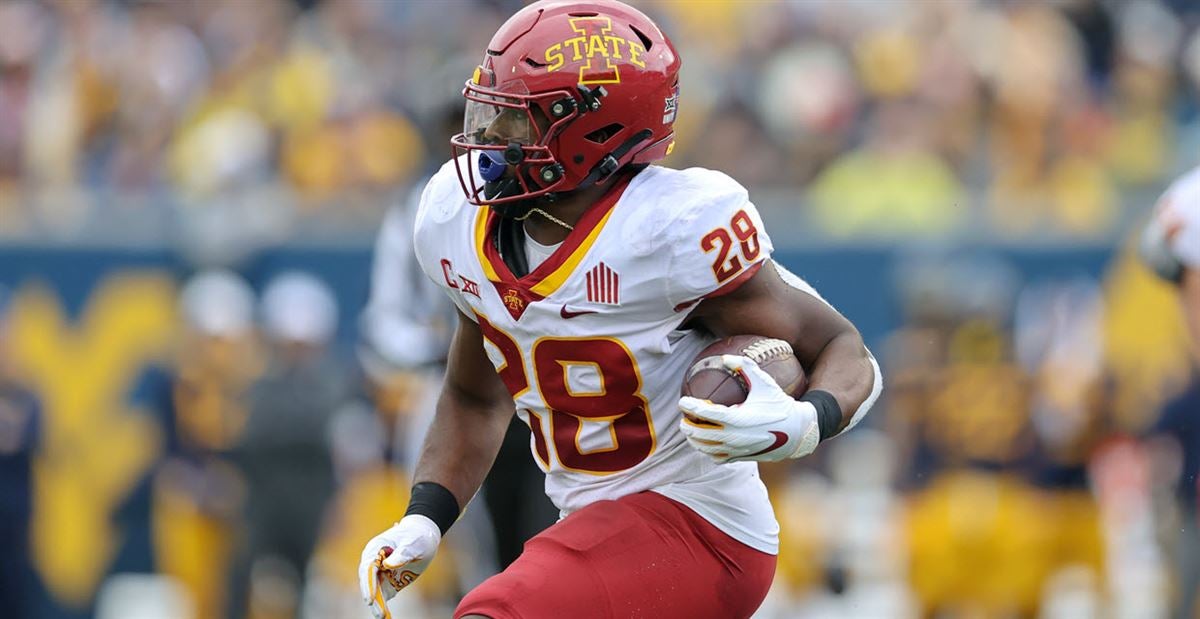 Iowa State's Breece Hall will now call New York his new home