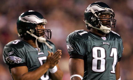 Philadelphia Eagles Donovan McNabb pauses during the team's minicamp at  their practice facility Tuesday, June 10, 2008 in Philadelphia. The  five-time Pro Bowl quarterback likely will miss the rest of the week's