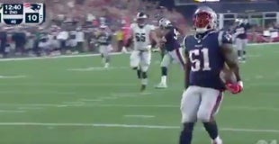 WATCH: Ja'Whaun Bentley scoops up fumble for score vs. Eagles WATCH: Ja'Whaun Bentley scoops up fumble for score vs. Eagles
