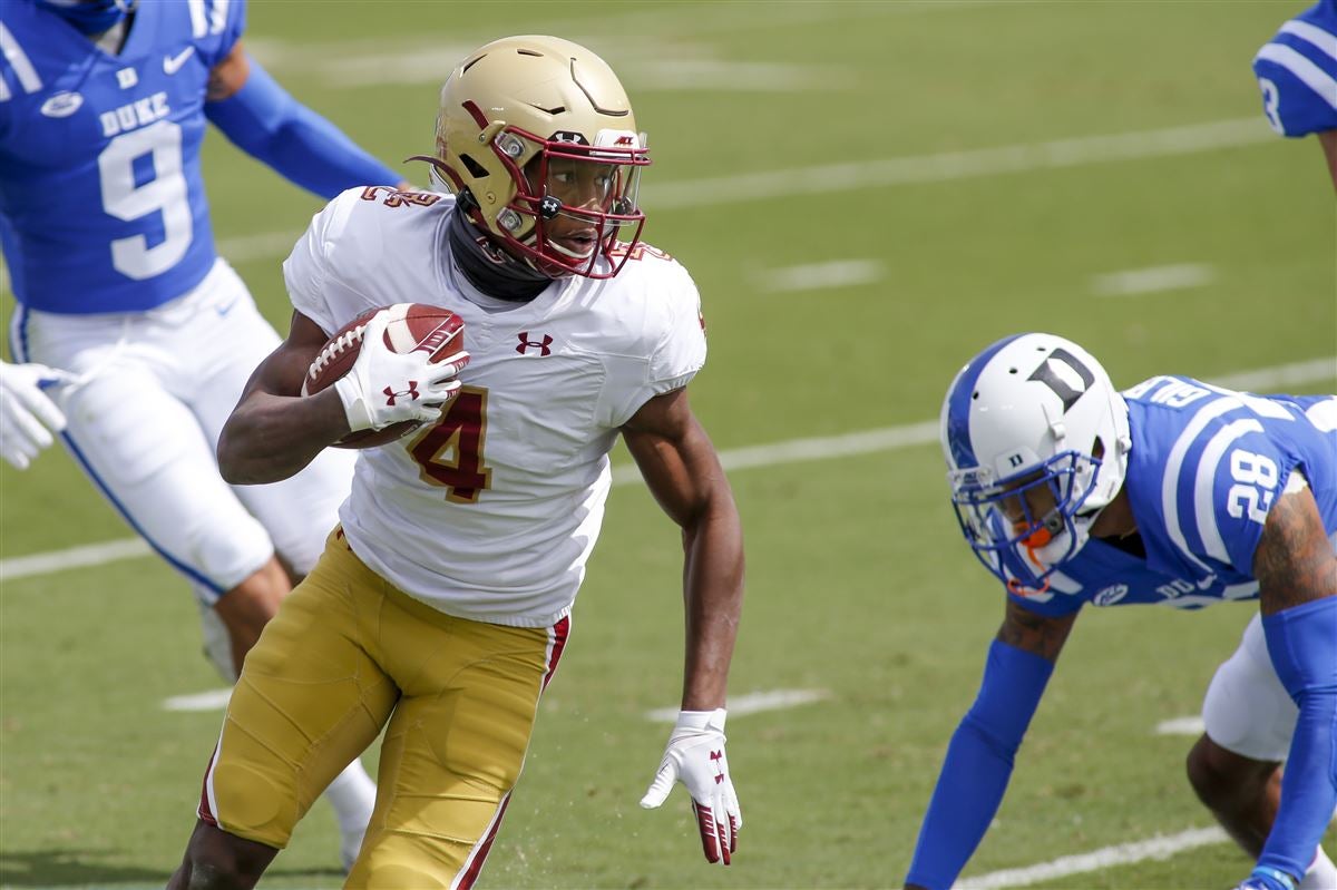 With an assist from Antonio Brown, receiver Zay Flowers has become one of  Boston College's top weapons - The Boston Globe