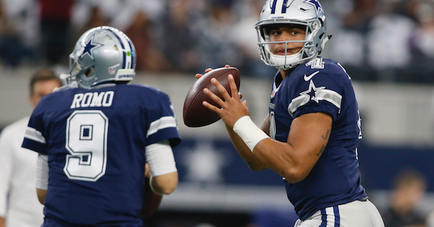 Michael Irvin on QB dilemma: 'Give this a moment to play out'
