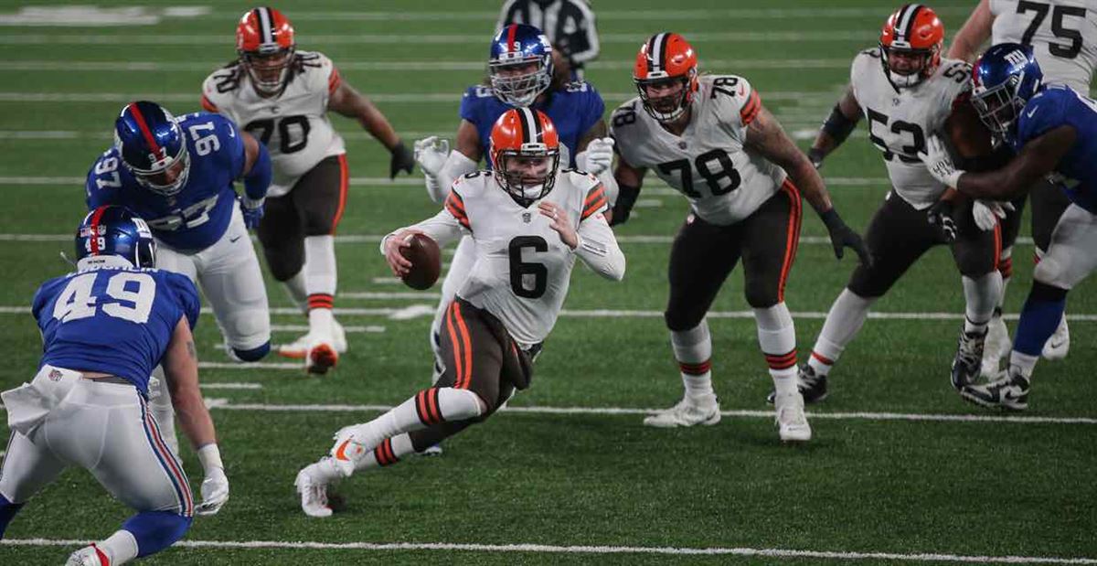 Cleveland Browns 20-6 New York Giants: Baker Mayfield throws two TDs as  Browns ease to victory, NFL News