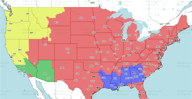 Coverage map released for Seahawks vs 49ers