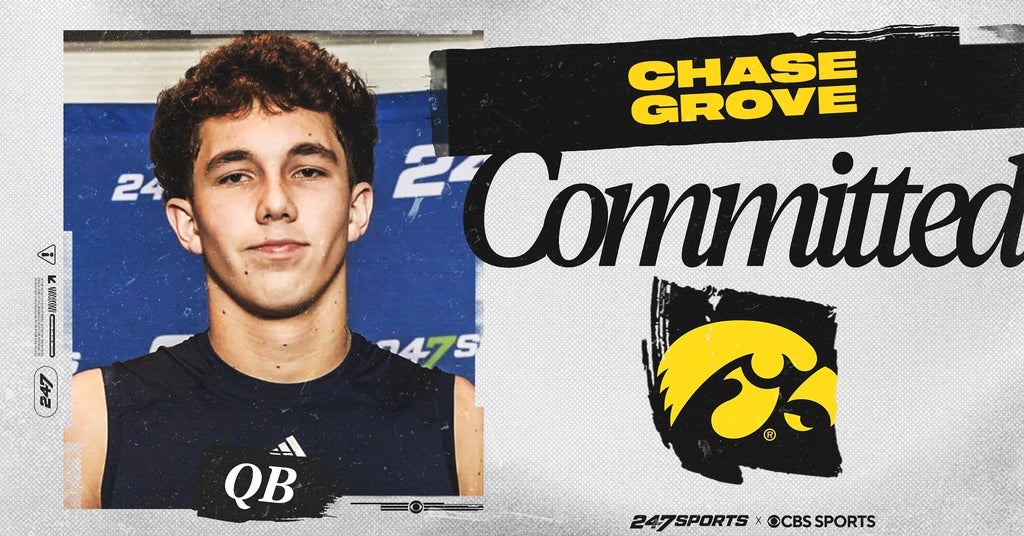 Iowa Football: 2028 Three-Star Quarterback Chase Grove Commits to the Hawkeyes