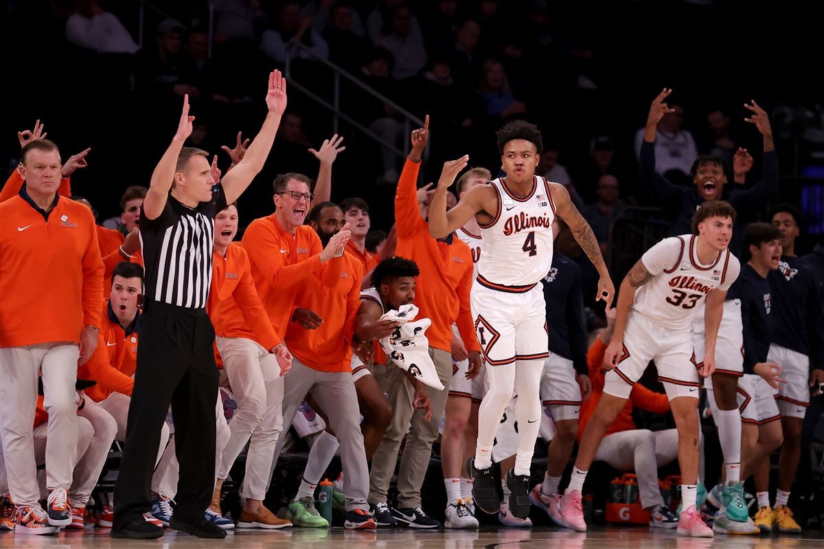 Domask and Shannon both score 33 as No. 20 Illinois beats No. 11 Florida  Atlantic 98-89 in Jimmy V